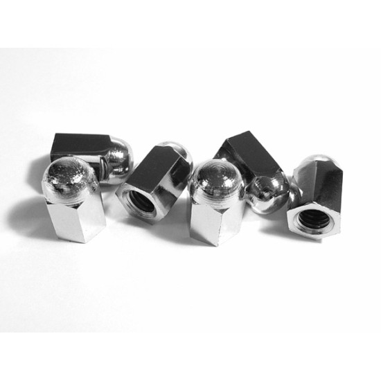 Chrome Crown Nut (Pk/6) - Crankcase Chrome Crown Nut (Pk/6) - Crankcase