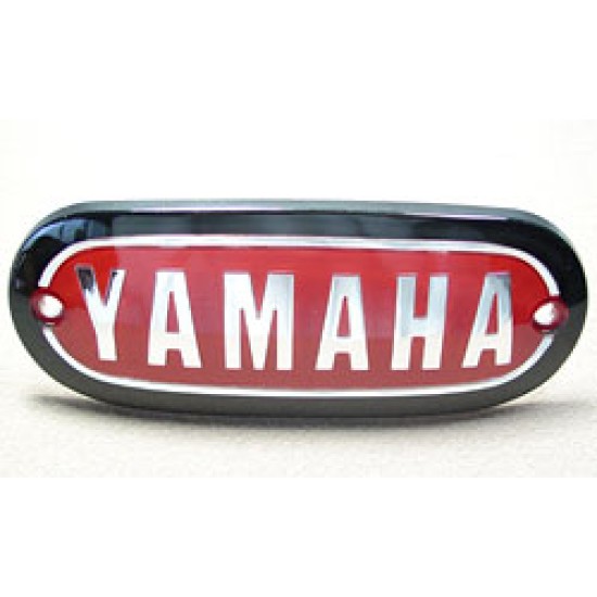 Tank Badge - 70-72 Black with Red Tank Badge - 70-72 Black with Red
